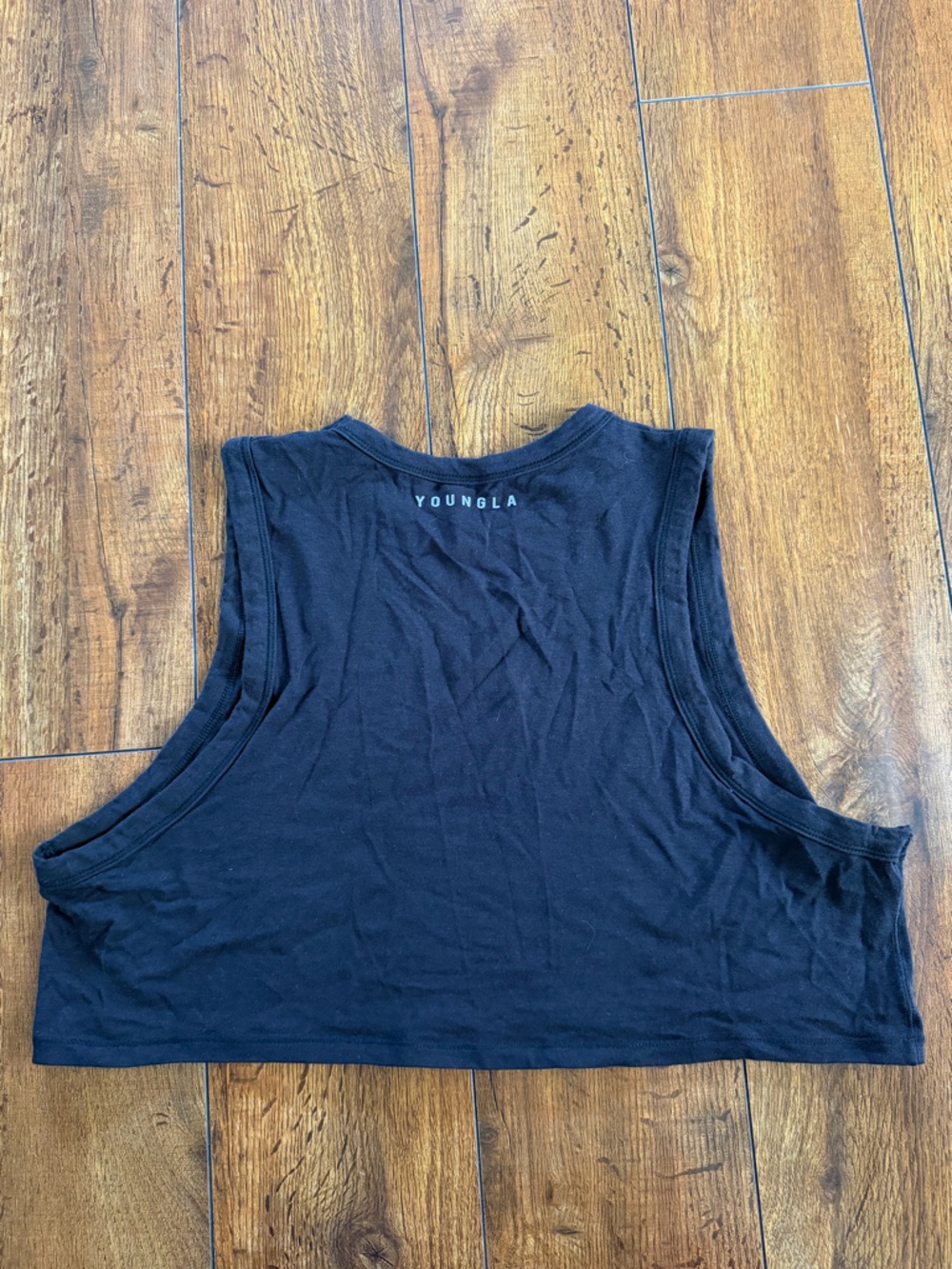 YoungLA Black Crop Tank
